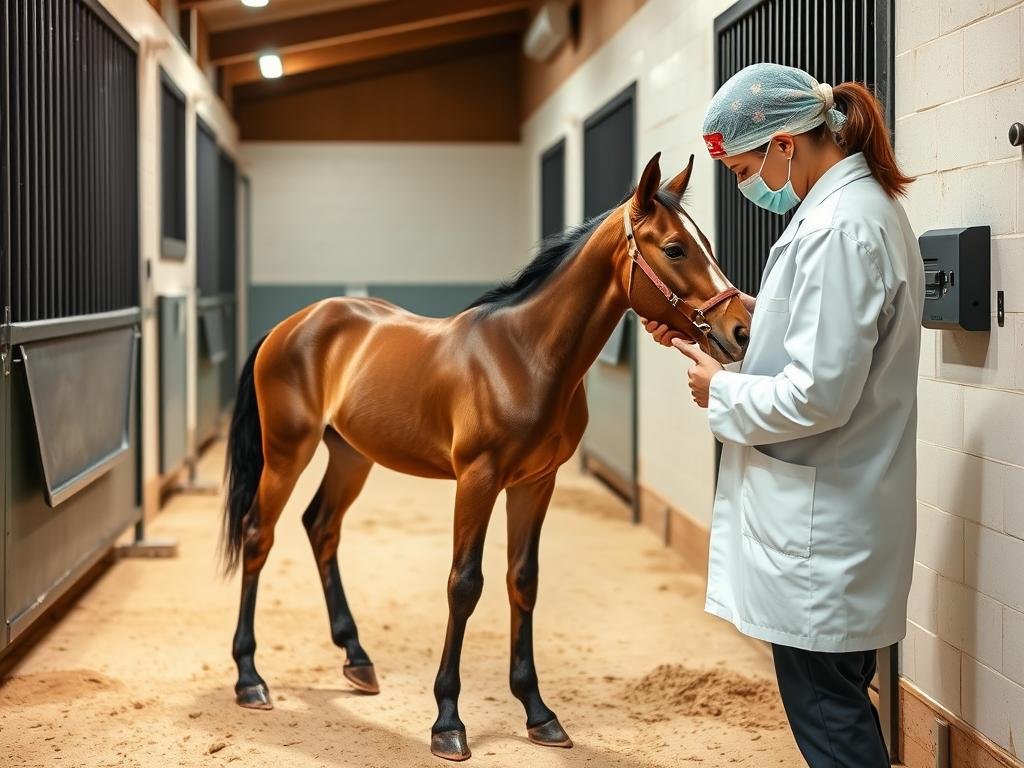 Soins quotidiens des poulains à l'Ecurie des CHARMES chevaux de Trot Soins quotidiens des poulains à l'Ecurie des CHARMES chevaux de Trot